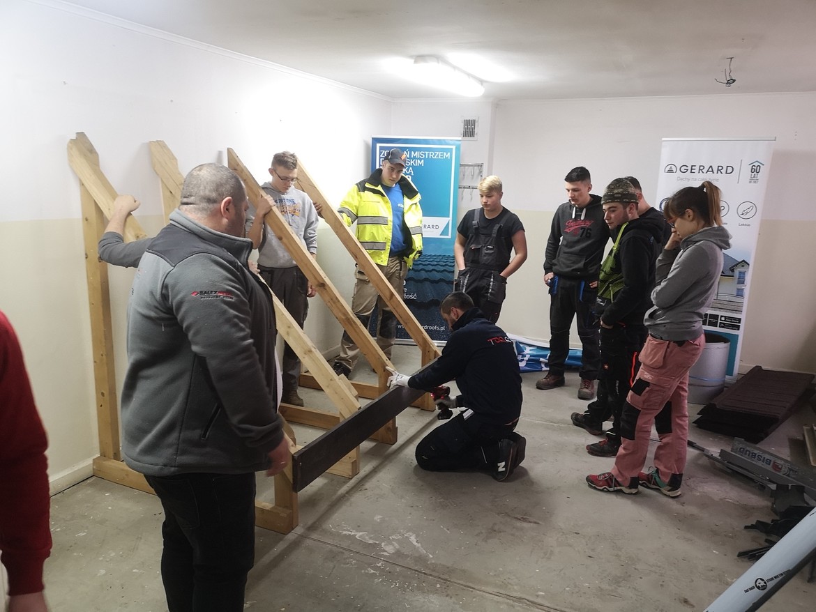 Szkolenie dla uczniów szkoły budowlanej w Zakopanem